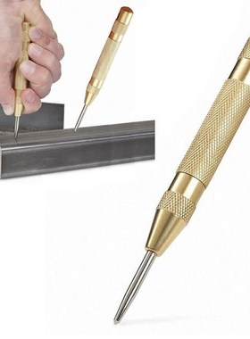 New 5'' Automatic Center Pin Punch Spring Loaded Marking Sta