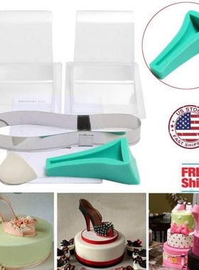 High Heel Fondant Cake Mold Kits Sugarcraft Baking Food Grad