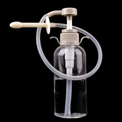 Portable Hand Press Flusher 300ml Bidet Cleaner Outdoor Bott