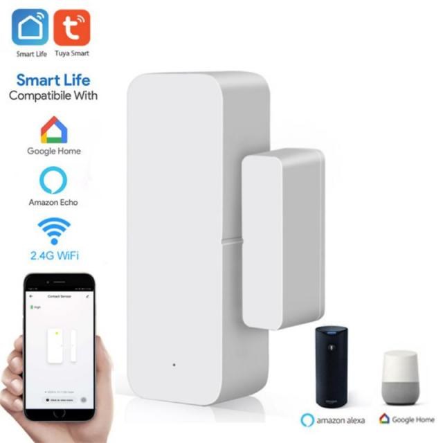 Tuya Smart Door Sensor Door Open /Closed Detectors Magnetic