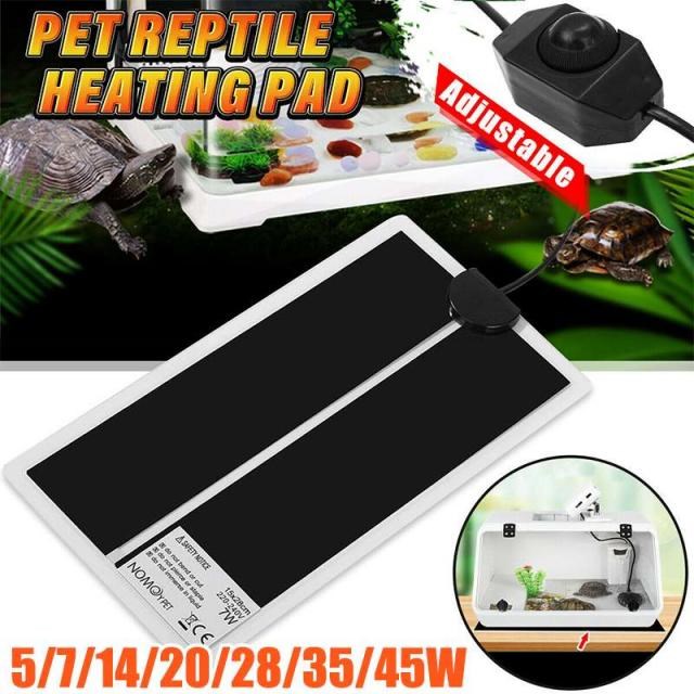 5-45W Adjustable Reptiles Heat Mat Climbing Pet Warm Heating