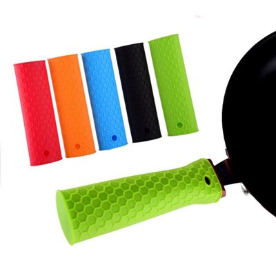 1pc Kitchen Tools Silicone Pot Pan Handle Saucepan Holder Sl