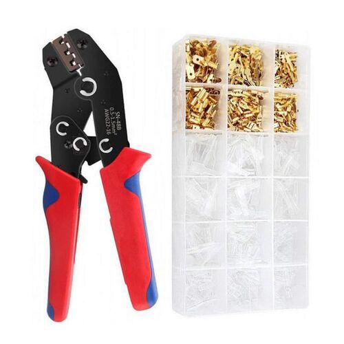 600PCS/Box 2.8/4.8/6.3mm Spring Plug Wire Crimped Crimping H