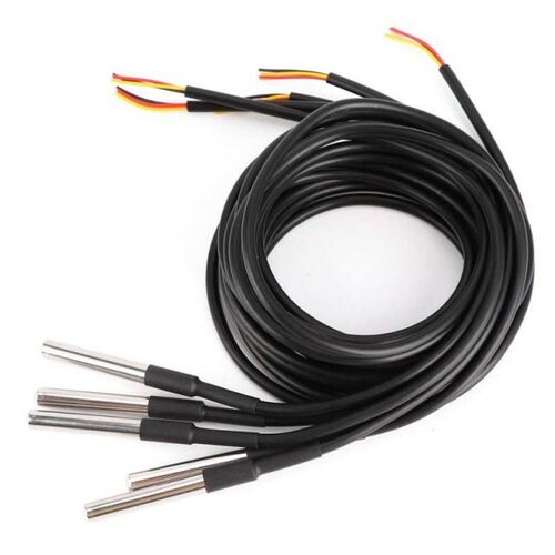 5Pcs Digital Temperature Probe Sensor Stainless Steel Waterp