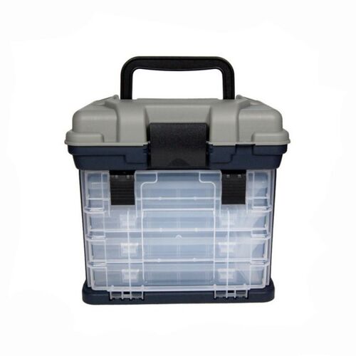 1 Pcs 26*16*26cm 4 Layer PP+ABS Fishing Tackle Box High Qual