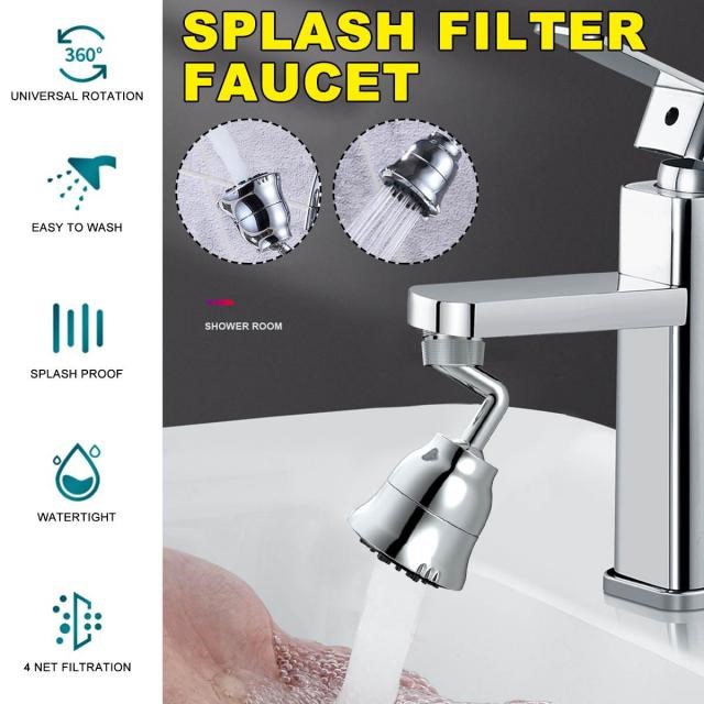 Dual Water Mode 720 Degree Rotation Tap Aerator Splash-proof
