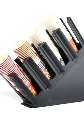 4 Stacks Portable disposable Paper Cup Lid Holder N58A