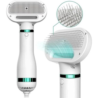 2 In 1 Hair Dryer And Comb Brush For Pet Dog Cat Grooming Bl