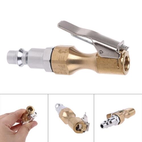 1pcs Hot Sale  Heavy DutyBrass Air Chuck Open Flow Tire Chuc