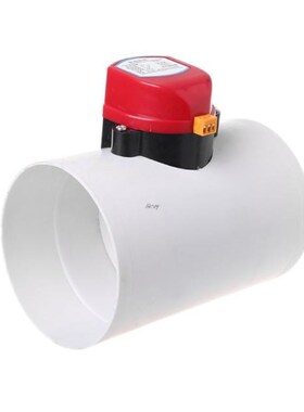 220V Plastic Electric Damper Check Valve 110mm Air Volume Co