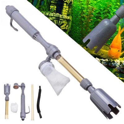 Aquarium Electric Siphon Vacuum Cleaner Water Filter Pump Aq