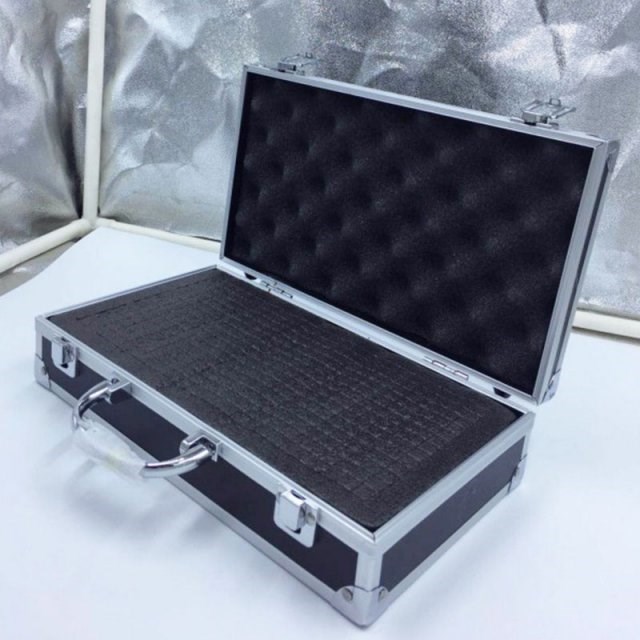 30x17x8cm Aluminum tool box Portable Instrument box Storage