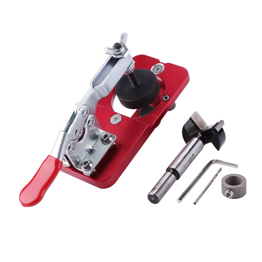 Woodworking Hole Drilling Guide Locator 35mm Hinge Boring Ji