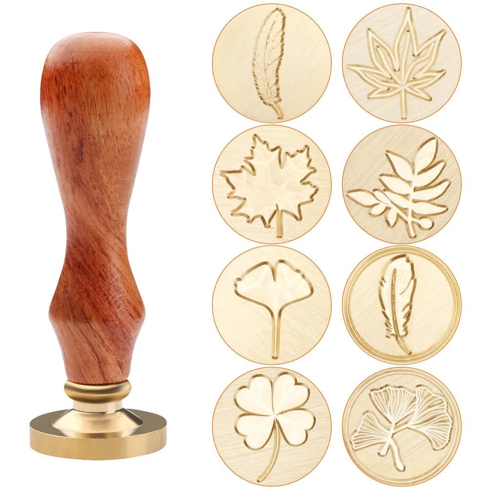 1PC Retro Wax Seal Stamp Animal Wood Stamp for Scapbooking D