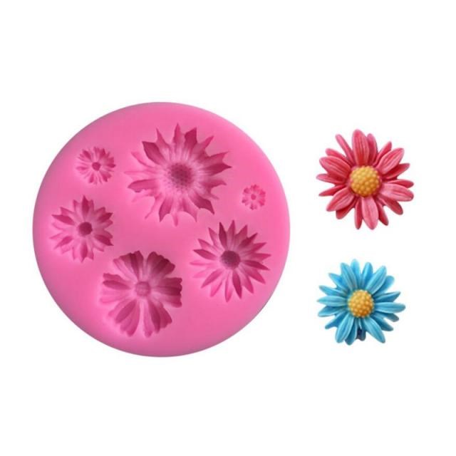 3d Flower Silicone Molds Fondant Craft Cake Candy Chocolate