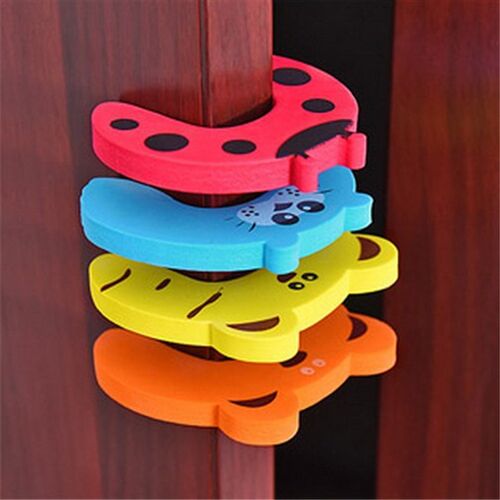 Baby Child Proofing Door Stoppers Finger Safety Guard Random