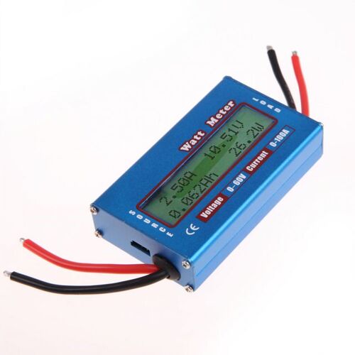 Wattmeter High Precision Power Meter Simple DC Voltage Batte