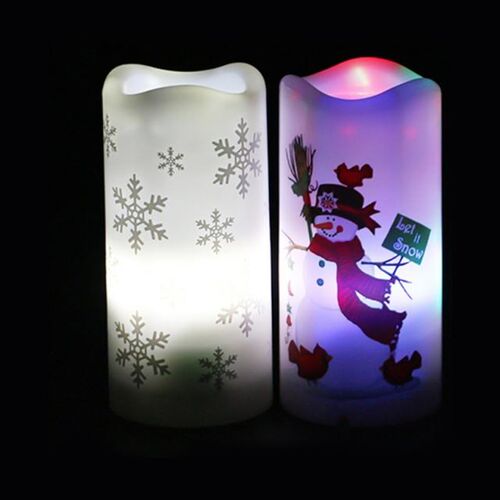 Christmas Decoration Ornaments Creative LED Candle Projectio