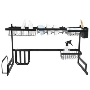 Kitchen Over Sink Dish Drying Rack Drainer Stainless Steel T