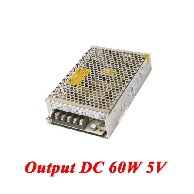 S-60-5 60W 5v 12A Single Output Mini dc switching power supp