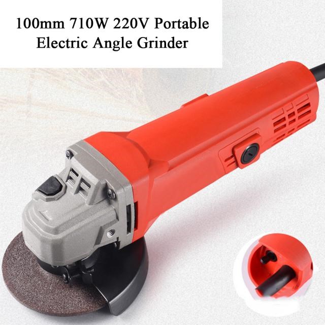 220V Electric Angle Grinder Machine DIY Polisher Woodworking