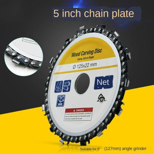 5 Inch Chain Grinder Chain Saws Disc Woodworking Chain Plate