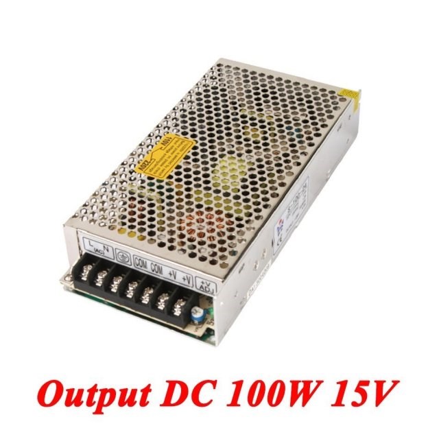 S-100-15 100W 15v 6.6A Single Output ac-dc watt switching po