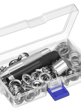 100 sets Grommet eyelets Tool Kit Grommet Setting Tool Metal