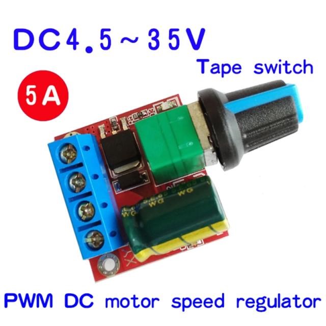 Mini DC Motor PWM Speed Controller 4.5V-35V Speed Control Sw