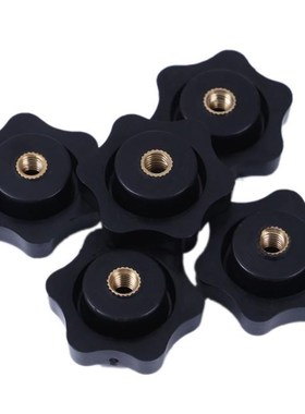 5pcs/lot M5 Plum Bakelite Hand Tighten Nuts Handle Thread St