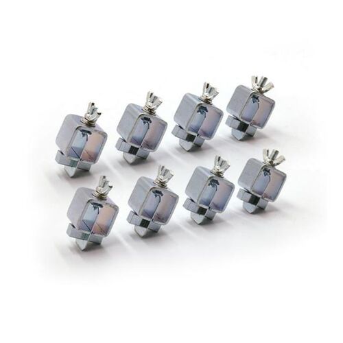8pcs Butt Welding Clamps Sheet Metal Locator Adjustable Posi