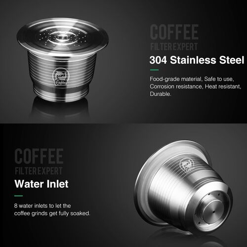 Nespresso Coffee Capsule Filter Kit Stainless Steel for Inis