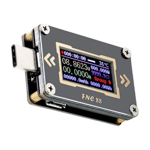 Type-C Voltmeter USB-C Ammeter 2 Way Current Voltage Meter P