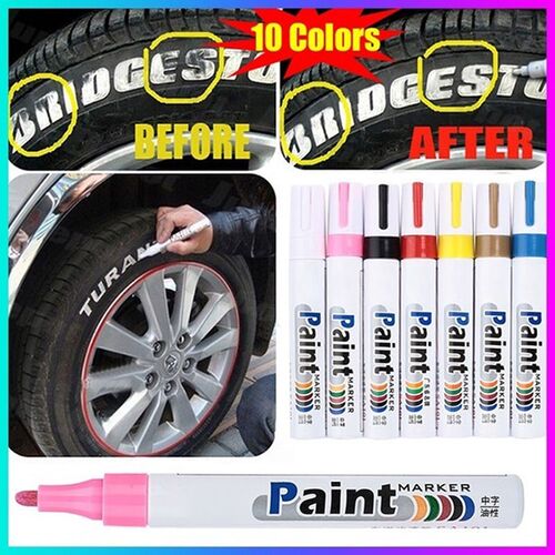 Car tire paint pen Waterproof Permanent Paint Marker Pen(10
