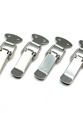 4 Set Stainless Spring Loaded Toggle Case Box Chest Trunk La