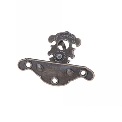 1Pc Antique Bronze Jewelry Wooden Box Hasps Drawer Latches D