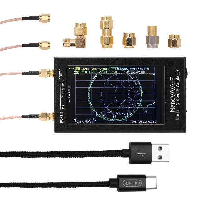 Handheld Vector Network Analyzer SWR Meter 50KHz-1000MHz Dig