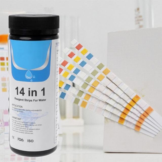 100Strips Water Test Strips Reagent Strip适用于 Water Quali