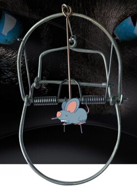 Metal Mouse Trap Spring Rat Weasel Catch Snap Trap Mice Rode
