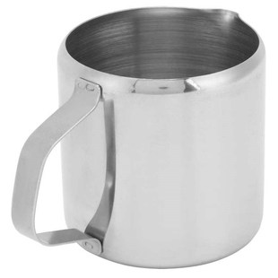 Milk Cup Milk Frothing Pitcher Stainless Steel Curved Invert