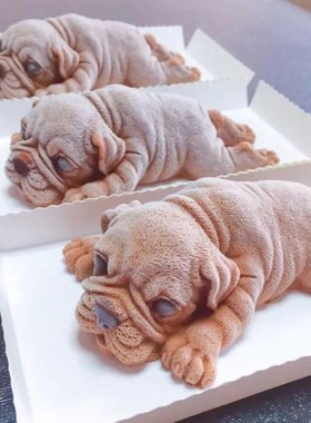 3D Moldr for Dog Pretty Mousse Cake Fondant Tool Ice Cream J