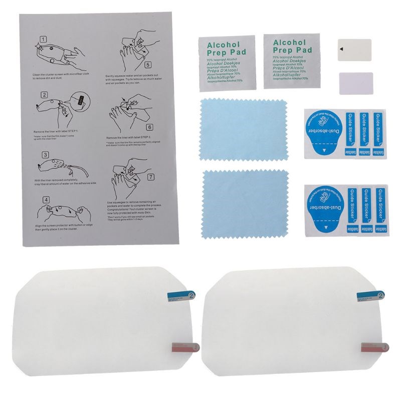 2 Set Cluster Scratch Screen Protector TPU Protection Film F