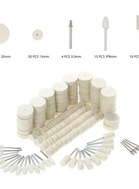 129pcs Abrasive Polishing Wheel Polishing Tools kit Wool Fel