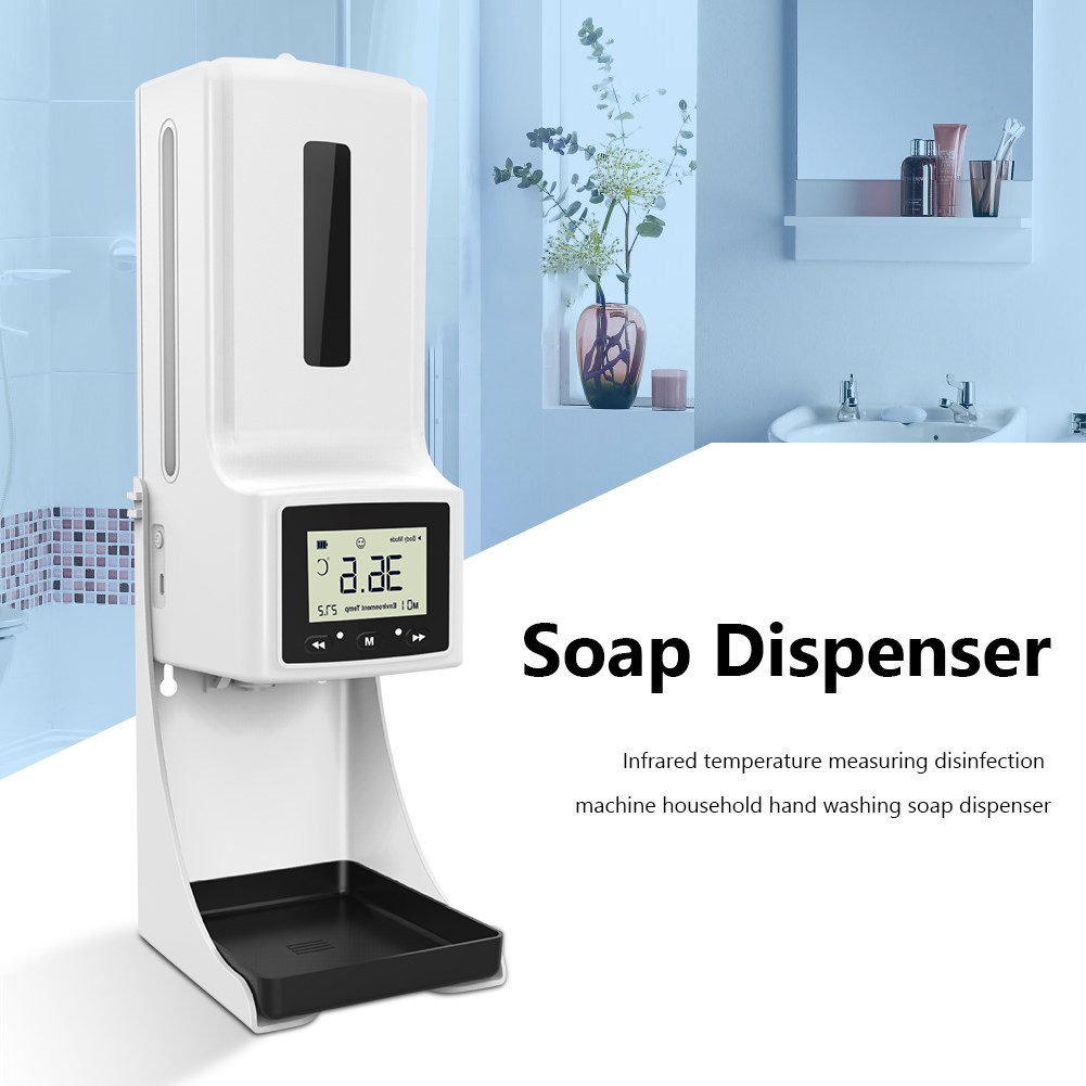 2 in 1 Smart Foam Machine Infrared Sensor Wall Mounted Autom