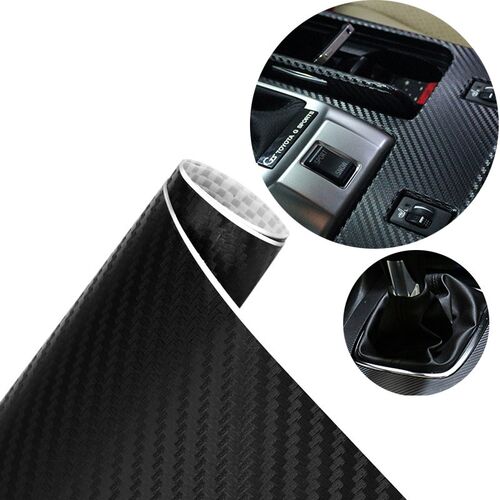 Car Sticker 3D Carbon Fiber Vinyl Wrap Sheet Roll Film Car W