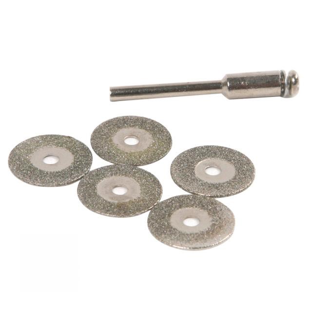 2018 Hot 5 PCS 22mm Emery Diamond cutting blades Drill Bit+1