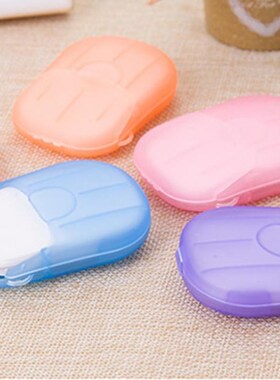 20Pcs/Box Disposable Soap Paper Travel Disinfecting Soap Pap