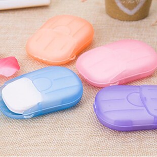 20Pcs/Box Disposable Soap Paper Travel Disinfecting Soap Pap