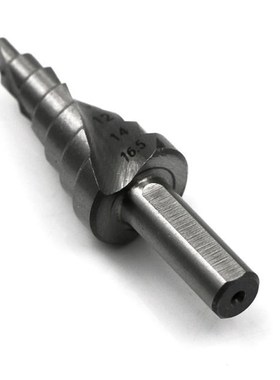 4-16.5mm Triangle Shank Step Drill Spiral Drill Tool Multipl