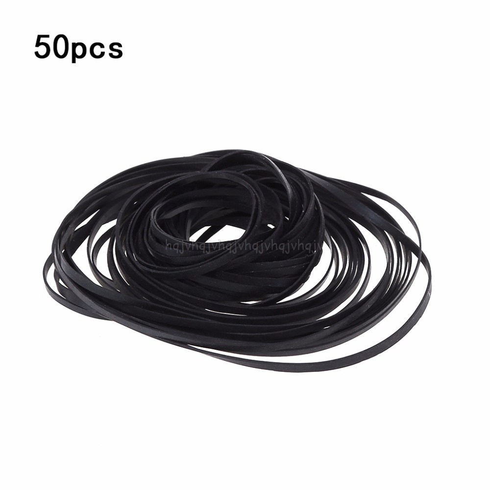 50PCS Universal Mix Cassette Tape Machine Belts Assorted Com